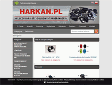 Tablet Screenshot of harkan.pl